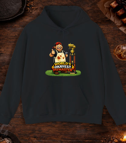 Worlds Okayest Pitmaster Hoodie - Black