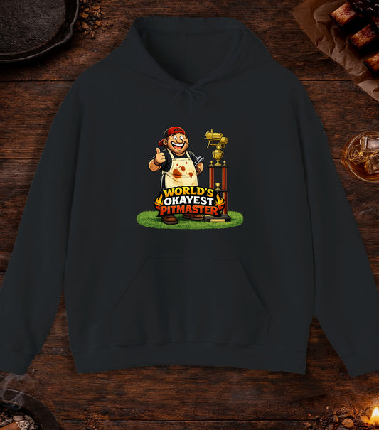 Worlds Okayest Pitmaster Hoodie - Black